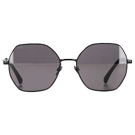 Chanel CH4281QT Square-Frame Sunglasses in Black Metal Black
