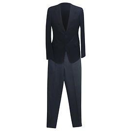 Prada Suit Jacket and Trousers in Navy Blue Virgin Wool Blue Navy blue