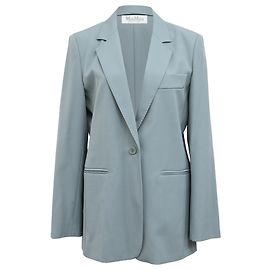 Max Mara Blazer in Light Blue Virgin Wool Blue Light blue