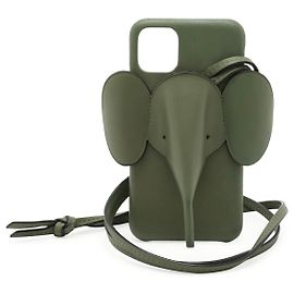 Loewe Elephant Cover Leather Phone Case Other Green