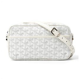 Goyard Cap Vert PM PVC Shoulder Bag White