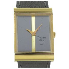 Christian Dior 31735 Stainless Steel Manual Grey