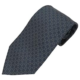 Gucci-Gucci Silk Tie-Blue,Navy blue