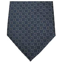 Gucci-Gucci Silk Tie-Blue,Navy blue