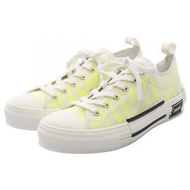 Dior Homme B23 Oblique Sneakers Weiß Grün