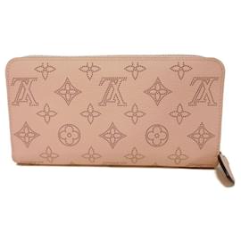 Louis Vuitton-Louis Vuitton Zippy Wallet Mahina Long Wallet-Pink,Other