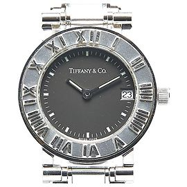 Tiffany & Co Tiffany Atlas Edelstahl-Uhr Schwarz
