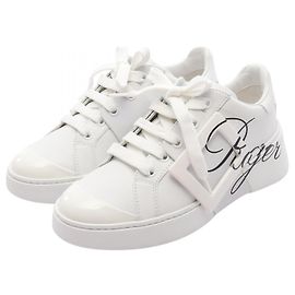 Zapatillas de cuero VIV SKATE de Roger Vivier Blanco