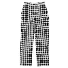Chanel P71285 Wool Blend Trousers Black Other