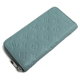Louis Vuitton-Louis Vuitton Zippy Wallet Taurillon Long Wallet-Blue