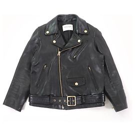 Autre Marque beautiful people Lamb leather Kids Jacket Black