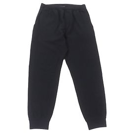 Calças de lã com logo triangular em RE-NYLON da Prada Preto