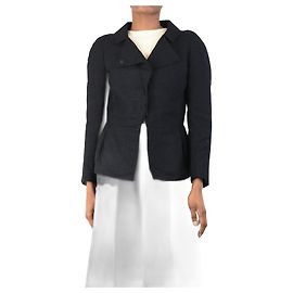 Marni Black alpaca jacket - size UK 6 Black