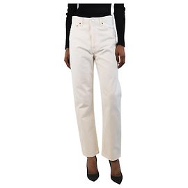 Agolde Creme 90er Mid-Rise Jeans - Größe UK 6 Roh