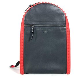 Christian Louboutin Backparis Backpack Black Red