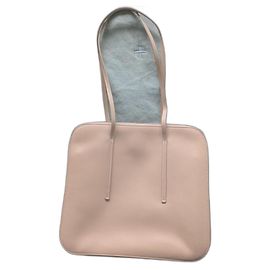 The Row bolsa de ombro Siamese em couro bege Bege