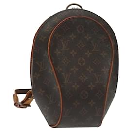 Louis Vuitton-LOUIS VUITTON Monogram Ellipse Sac A Dos Shoulder Bag M51125 LV Auth BA4903-Monogram
