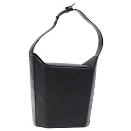 LOUIS VUITTON Sac Seau Épi Noir M80161 LV Auth BA5249 Noir
