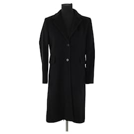 Marella Black wool coat Black