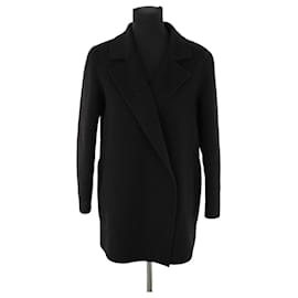 Theory Black wool coat Black