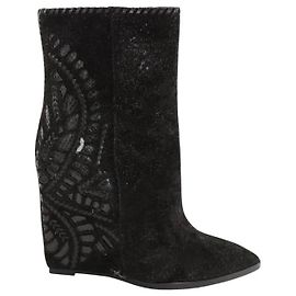 Stella Luna Botas de camurça pretas Preto