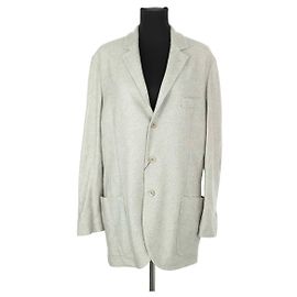 Loro Piana graue Kaschmirjacke Grau