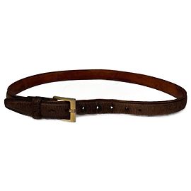 Cinto de couro Loewe Madrid vintage marrom Marrom