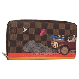 Portafoglio Zippy NM Monogram Canvas Louis Vuitton Marrone