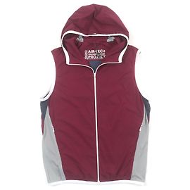 Autre Marque Chaleco con capucha de malla Herno Best AIR-TECH de nailon Roja