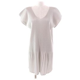 Issey Miyake Robe plissée Tunique PLEATS PLEASE Autre Gris