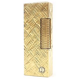 Alfred Dunhill Accendino Dunhill Crosscut D'oro