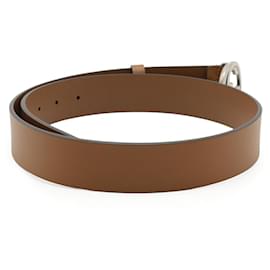 Gucci-Gucci Interlocking G Leather Belt-Brown