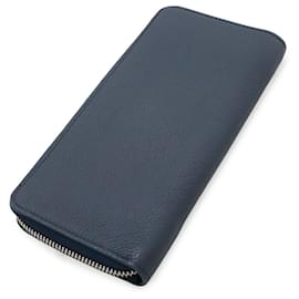Louis Vuitton-Louis Vuitton Aerogram Zippy Wallet Leather Long Wallet-Blue