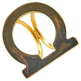 Anello per sciarpa Gancini Salvatore Ferragamo D'oro