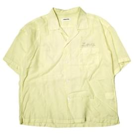 Autre Marque camicia da bowling monkey time in lyocell Giallo