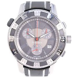 Tiffany & Co Tiffany Mark T-57 Edelstahl Grau