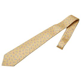 Bulgari Bvlgari Silk Tie Multiple colors Yellow