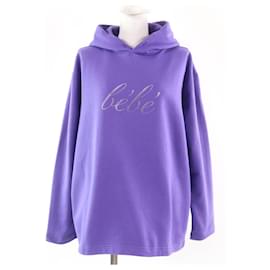 Balenciaga-Balenciaga Bebe Stone Cotton Hoodie-Purple