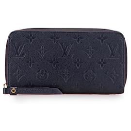 Louis Vuitton-Louis Vuitton Monogram Empreinte Zippy Wallet-Red,Navy blue,Monogram
