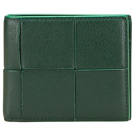 Bottega Veneta Maxi Intrecciato Cassette Bi-fold Wallet Other