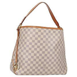 LOUIS VUITTON Borsa a Spalla Damier Azur Delightful MM N41448 LV Auth 142302V Altro