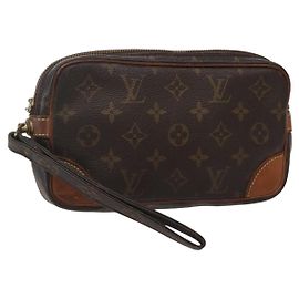 LOUIS VUITTON Clutch Marly Dragonne PM Monograma M51827 LV Auth BA5621 Monograma