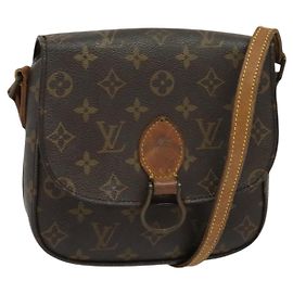 LOUIS VUITTON Bolsa de Ombro Monogram Saint Cloud MM M51243 LV Auth 141836 Monograma