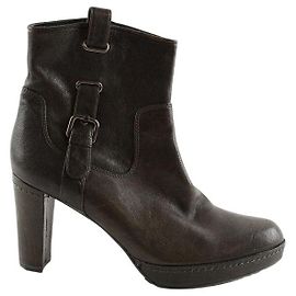 Stuart Weitzman Brown leather heels Brown