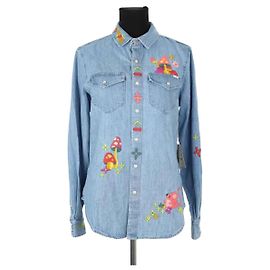 Mother Camicia in cotone blu Blu