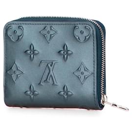 Louis Vuitton-Louis Vuitton Moonogram Zippy Coin Purse-Blue
