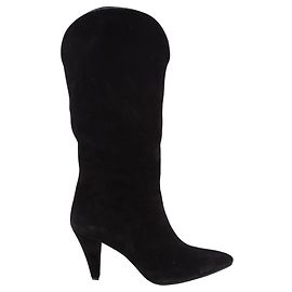 Anine Bing Botas de camurça pretas Preto