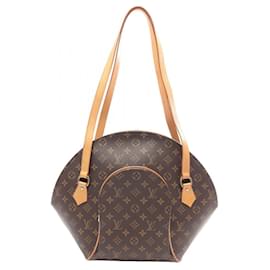 Louis Vuitton-Louis Vuitton Ellipse Shopping Monogram Shoulder Bag-Brown,Bronze