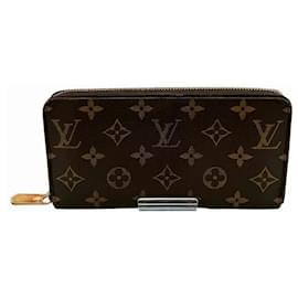 Louis Vuitton-Louis Vuitton Zippy Wallet Monogram Long Wallet-Brown