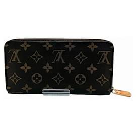 Louis Vuitton-Louis Vuitton Zippy Wallet Monogram Long Wallet-Brown